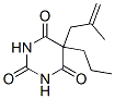 5-(2-Methyl-2-propenyl)-5-propylbarbituric acid 结构式