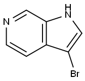 3-溴-1H-吡咯[2,3-C]吡啶 结构式