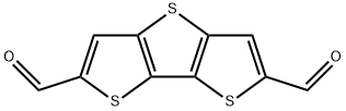 三并噻吩-2,6-二甲醛 结构式