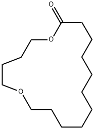 12-十六氧杂内酯 结构式