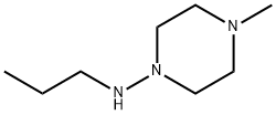 1-Piperazinamine,4-methyl-N-propyl-(9CI) 结构式