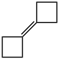 dicyclobutylidene 结构式