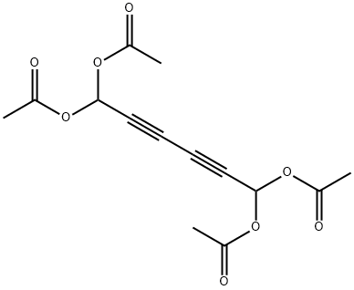 ACETIC ACID 1,6,6-TRIACETOXY-HEXA-2,4-DIYNYL ESTER 结构式