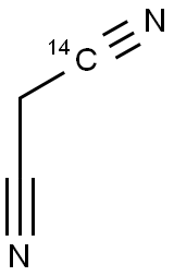 MALONONITRILE, [1-14C] 结构式