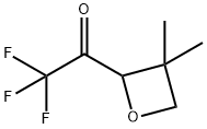 Ethanone, 1-(3,3-dimethyl-2-oxetanyl)-2,2,2-trifluoro- (9CI) 结构式