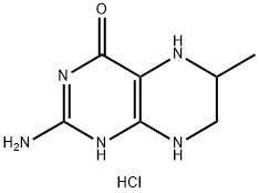 DL-6-METHYL-5,6,7,8-TETRAHYDROPTERINE, HYDROCHLORIDE 结构式