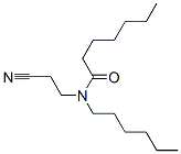 N-(2-Cyanoethyl)-N-hexylheptanamide 结构式