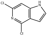 4,6-二氯-1H-吡咯并[3,2-C吡啶 结构式