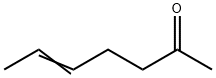 庚-5-烯-2-酮 结构式