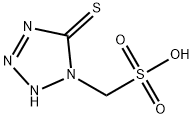 5-巯基-1,2,3,4-四氮唑-1-甲基磺酸 结构式
