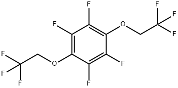 1,4-BIS(2,2,2-TRIFLUOROETHOXY)TETRAFLUOROBENZENE 结构式