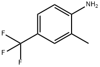 2-甲基-4-三氟甲基苯胺 结构式