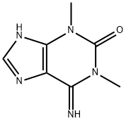 2H-Purin-2-one,  1,3,6,7-tetrahydro-6-imino-1,3-dimethyl-  (9CI) 结构式