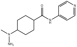 Cyclohexanecarboxamide, 4-(1-methylhydrazino)-N-4-pyridinyl- (9CI) 结构式