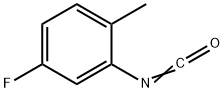 5-氟-2-甲基苯基异氰酸酯 结构式