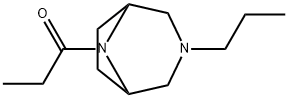 8-Propionyl-3-propyl-3,8-diazabicyclo[3.2.1]octane 结构式