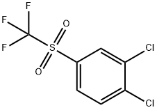 1,2-DICHLORO-4-TRIFLUOROMETHANSULFONYLBENZENE 结构式