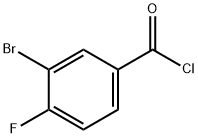 3-溴-4-氟苯甲酰氯 结构式