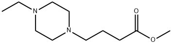 1-Piperazinebutanoicacid,4-ethyl-,methylester(9CI) 结构式