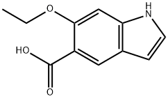 1H-Indole-5-carboxylicacid,6-ethoxy-(9CI) 结构式