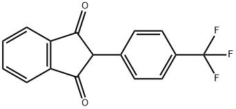 氟甲茚酮 结构式