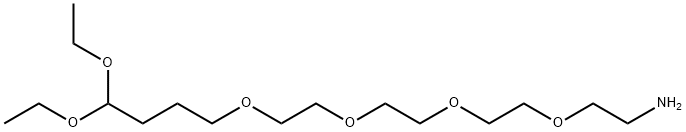 16-ETHOXY-3,6,9,12,17-PENTAOXANONADEC-1-YLAMINE 结构式