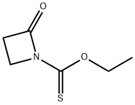 1-Azetidinecarbothioicacid,2-oxo-,O-ethylester(9CI) 结构式