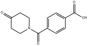 4-(4-Oxopiperidine-1-carbonyl)benzoicacid