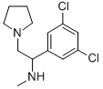 [1-(3,5-DICHLORO-PHENYL)-2-PYRROLIDIN-1-YL-ETHYL]-METHYL-AMINE
 结构式