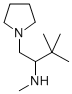 (2,2-二甲基-1-吡咯烷-1-甲基丙基)-甲胺 结构式