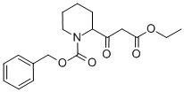 BETA-OXO-1-CBZ-2-PIPERIDINEPROPANOIC ACID ETHYL ESTER 结构式