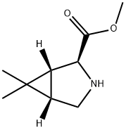 (1R,2S,5S)-6,6-二甲基-3-氮杂双环[3.1.0]己烷-2-羧酸甲酯 结构式