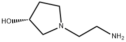 (3R)-1-(2-氨乙基)-3-吡咯烷醇 结构式