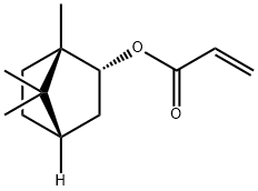 (1S-endo)-1,7,7-trimethylbicyclo[2.2.1]hept-2-yl acrylate 结构式