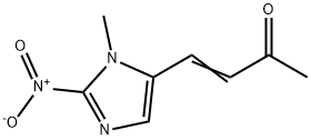 4-(1-Methyl-2-nitro-1H-imidazol-5-yl)-3-buten-2-one 结构式