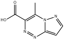 4-Methylpyrazolo[5,1-c][1,2,4]triazine-3-carboxylic acid 结构式