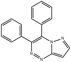 3,4-Diphenylpyrazolo[5,1-c][1,2,4]triazine 结构式