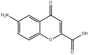 4H-1-BENZOPYRAN-2-CARBOXYLIC ACID, 6-AMINO-4-OXO- 结构式