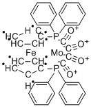 (1,1'-双(二苯基磷)二茂铁)四羰基钼 结构式