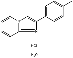 2-(p-Tolyl)imidazo(1,2-a)pyridineHCl 结构式