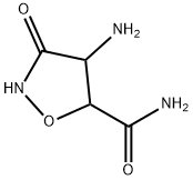 5-Isoxazolidinecarboxamide, 4-amino-3-oxo- (9CI) 结构式