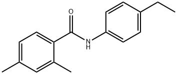 Benzamide, N-(4-ethylphenyl)-2,4-dimethyl- (9CI) 结构式