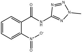 Benzamide, N-(2-methyl-2H-tetrazol-5-yl)-2-nitro- (9CI) 结构式