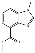 1-甲基苯并咪唑-4-甲酸甲酯 结构式