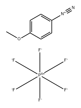 4-methoxybenzenediazonium hexafluorophosphate 结构式