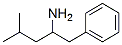 1-PHENYL-2-AMINO-4-METHYLPENTANE 结构式