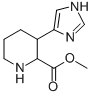 METHYL 3-(IMIDAZOL-4-YL)-PIPERIDINE-2-CARBOXYLATE 结构式