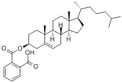 邻苯二甲酸胆甾醇氢酯 结构式