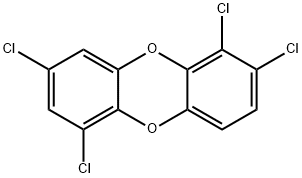 1,2,6,8-四氯二苯并-对-二恶英 结构式