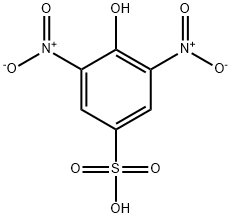 4-hydroxy-3,5-dinitrobenzenesulphonic acid 结构式